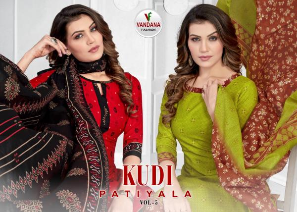 Vandana Kudi Patiyala Vol-5 Cotton Designer Exclusive Dress Material